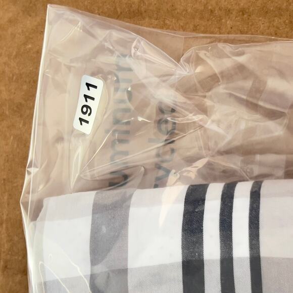 QuikSilver Edition Hybrid Short Men W36* All Cotton Black Grey Plaid Skater Surf - Picture 16 of 16